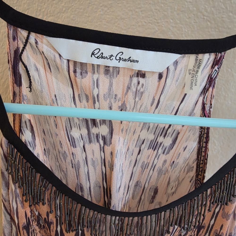 Robert Graham Vibrant Patterned Maxi Dress - Picture 2 of 7